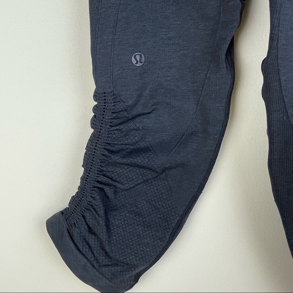 Lululemon Ebb And Flow Crop II Deep Coal - Picture 10 of 11